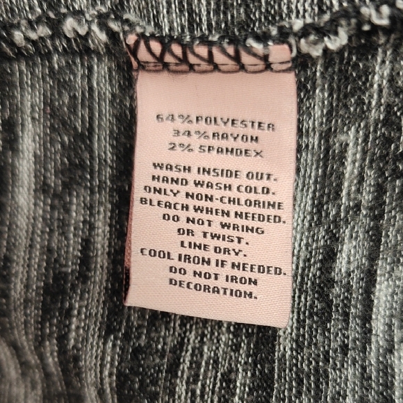 Juicy Couture Black and Gray Knit Cardigan - Picture 6 of 6